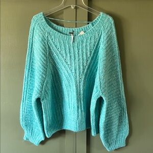 Cozy Turquoise Sweater